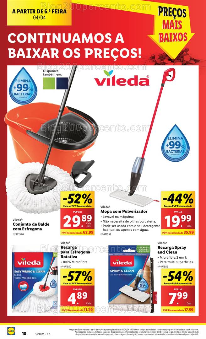 Antevisão Folheto LIDL Promoções 31 março a 10 abril