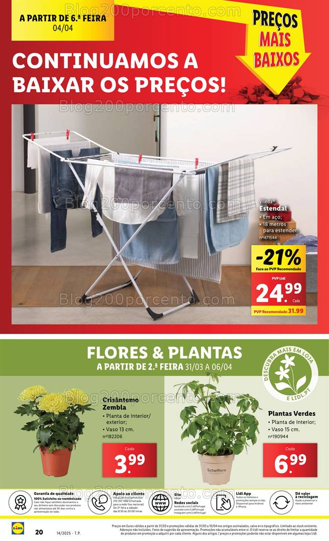 Antevisão Folheto LIDL Promoções 31 março a 10 abril