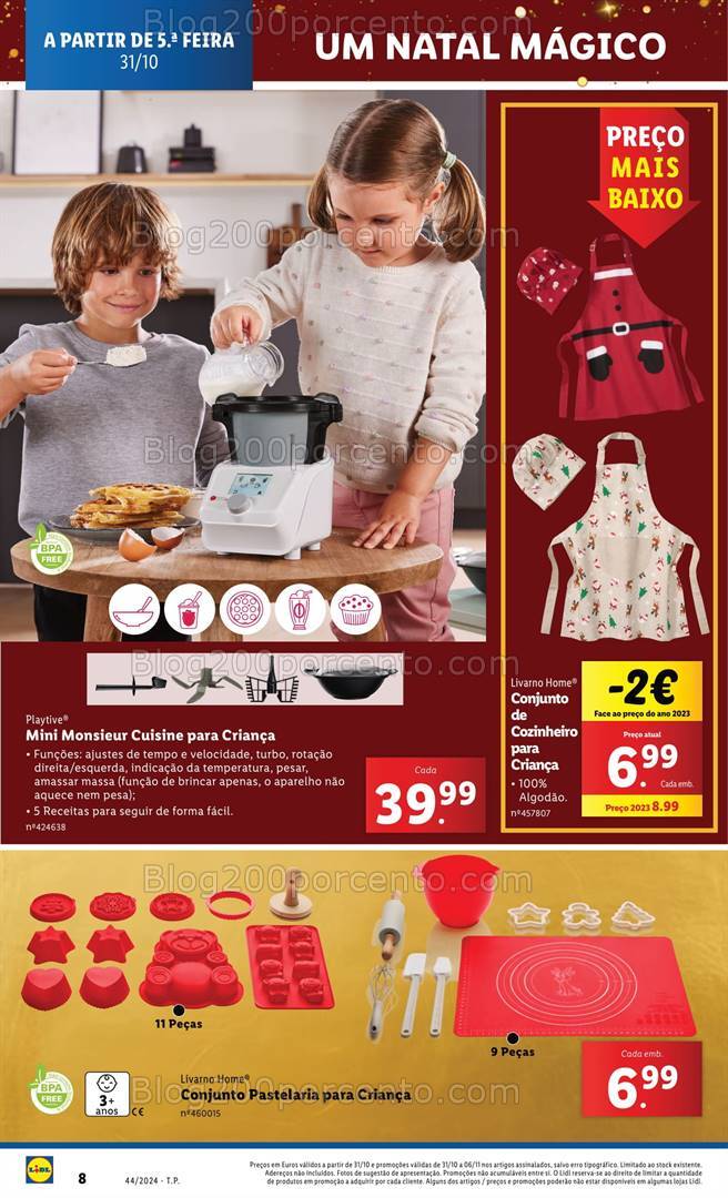 Antevisão Folheto LIDL Bazar Promoções de 31 outubro a 6 novembro