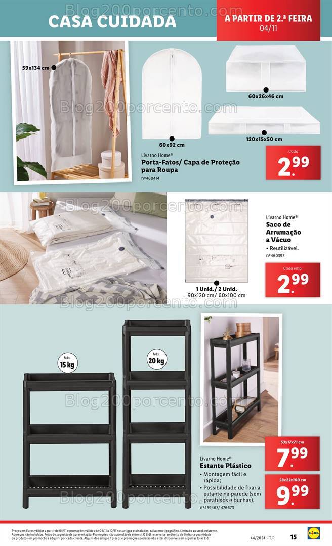 Antevisão Folheto LIDL Casa Cuidada Promoções a partir de 6 novembro