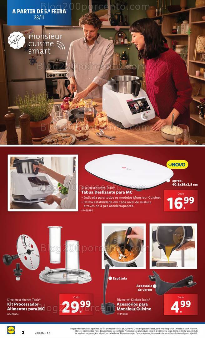 Antevisão Folheto LIDL Natal Mágico Promoções de 28 novembro a 2 dezembro