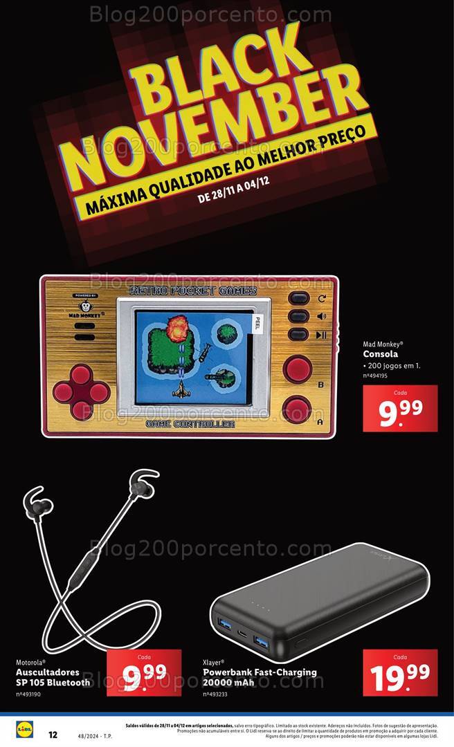 Antevisão Folheto LIDL Brinquedos Promoções a partir de 28 novembro