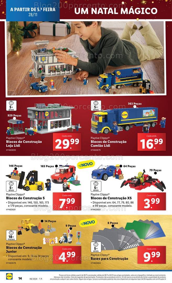 Antevisão Folheto LIDL Brinquedos Promoções a partir de 28 novembro