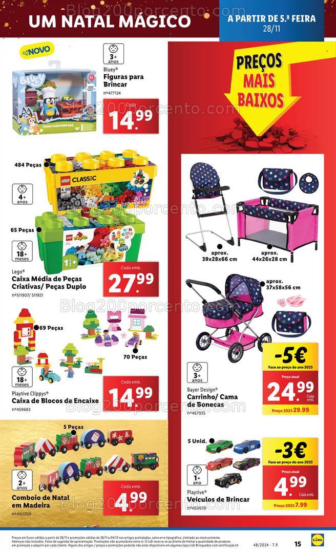 Antevisão Folheto LIDL Brinquedos Promoções a partir de 28 novembro