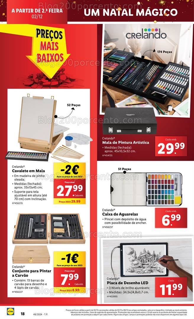 Antevisão Folheto LIDL Natal Mágico Promoções de 28 novembro a 2 dezembro