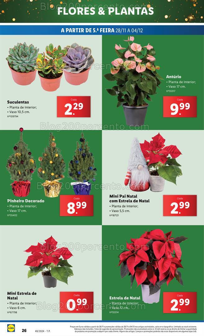 Antevisão Folheto LIDL Bazar Promoções de 28 novembro a 4 dezembro