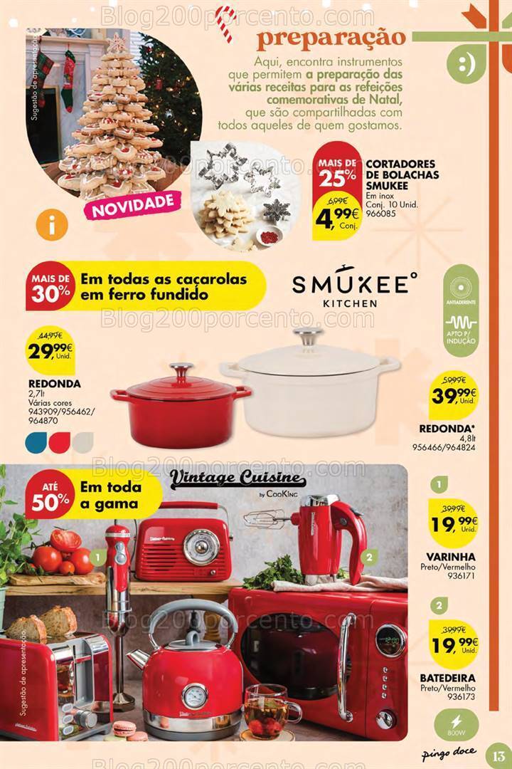Antevisão Folheto PINGO DOCE Ofertas de Natal Promoções até 31 dezembro