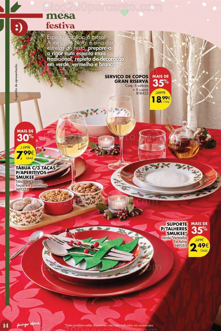 Antevisão Folheto PINGO DOCE Ofertas de Natal Promoções até 31 dezembro