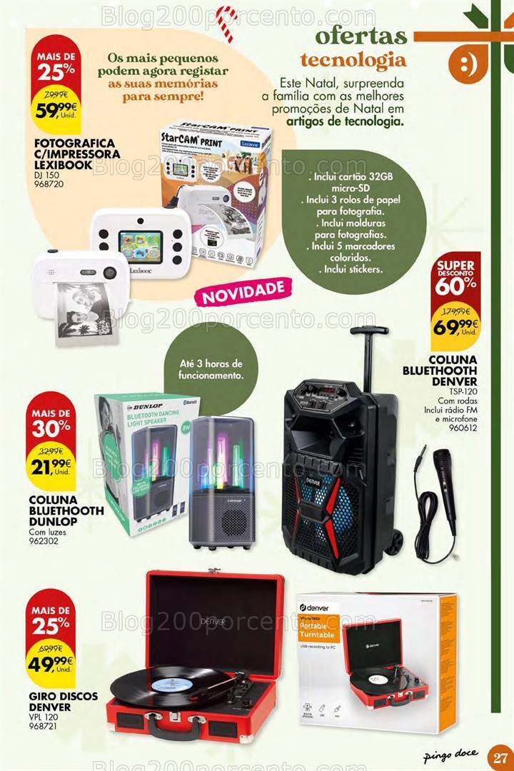 Antevisão Folheto PINGO DOCE Ofertas de Natal Promoções até 31 dezembro