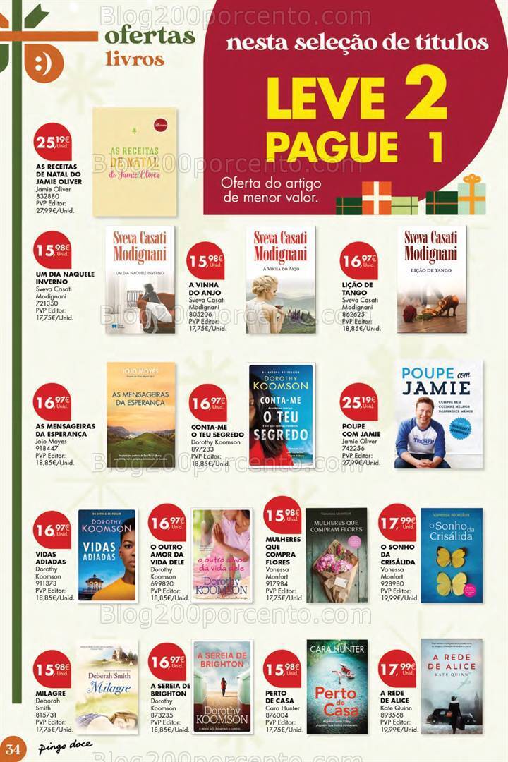 Antevisão Folheto PINGO DOCE Ofertas de Natal Promoções até 31 dezembro