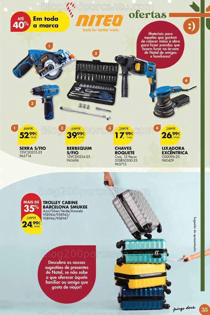 Antevisão Folheto PINGO DOCE Ofertas de Natal Promoções até 31 dezembro