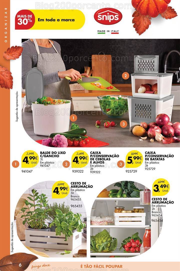 Antevisão Folheto PINGO DOCE Bazar Outono Promoções de 26 setembro a 23 outubro
