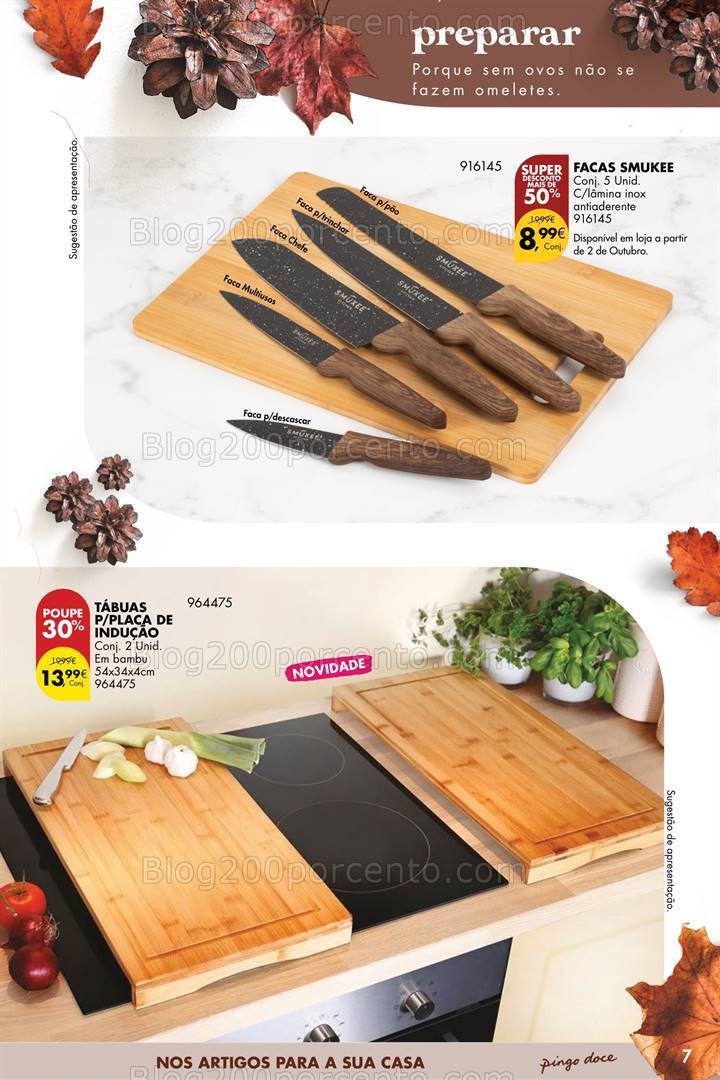 Antevisão Folheto PINGO DOCE Bazar Outono Promoções de 26 setembro a 23 outubro