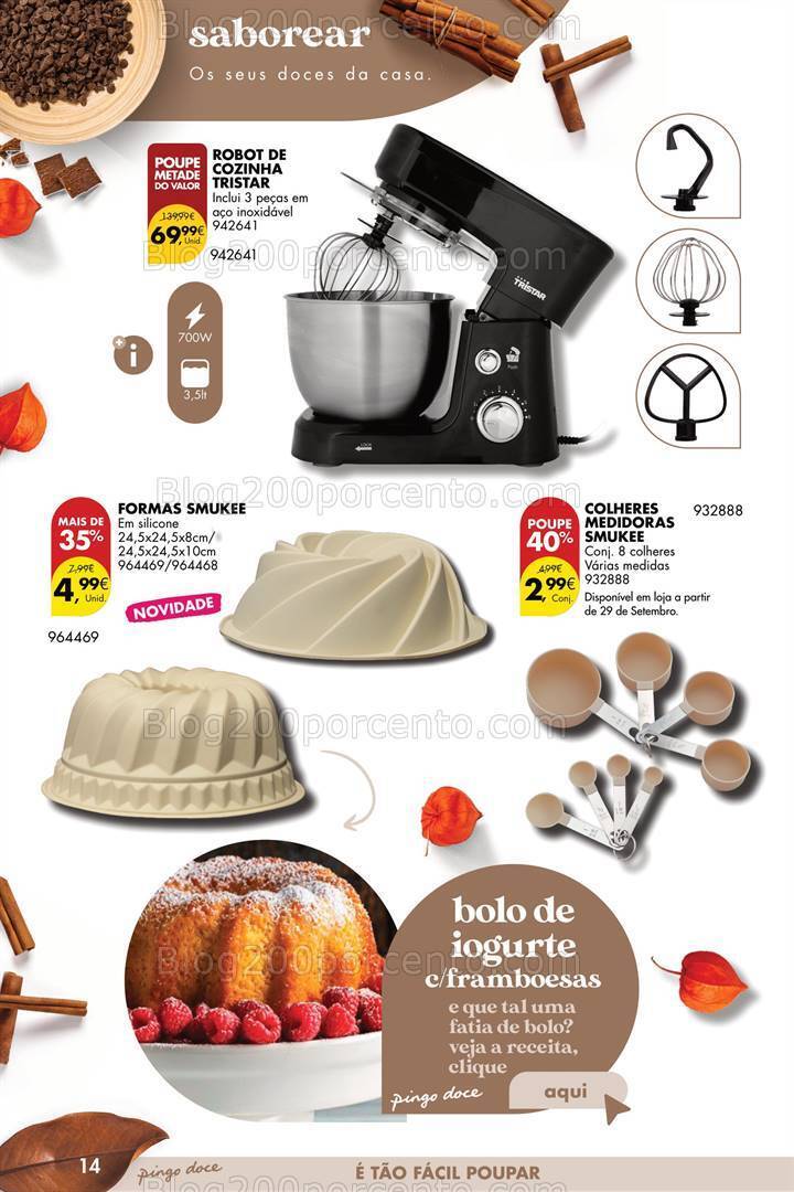 Antevisão Folheto PINGO DOCE Bazar Outono Promoções de 26 setembro a 23 outubro