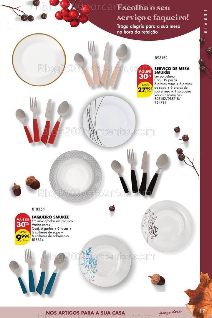 Antevisão Folheto PINGO DOCE Bazar Outono Promoções de 26 setembro a 23 outubro