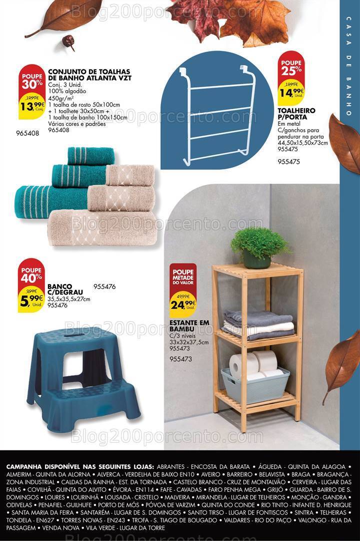 Antevisão Folheto PINGO DOCE Bazar Outono Promoções de 26 setembro a 23 outubro