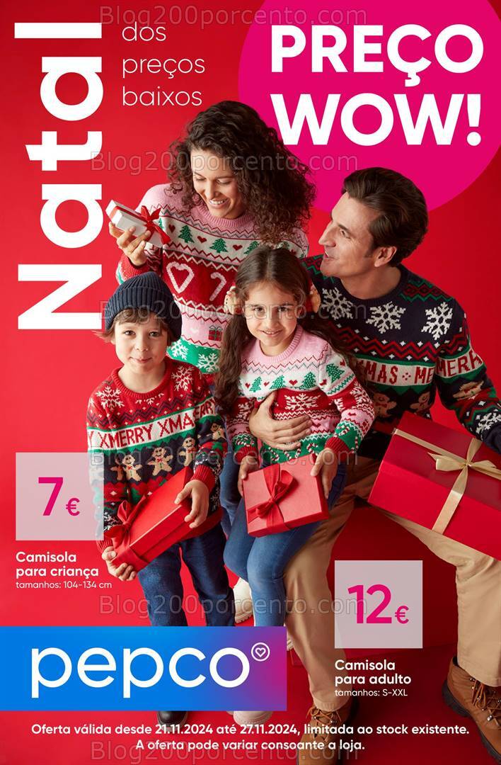 Antevisão Folheto PEPCO Natal Promoções 21 a 27 novembro