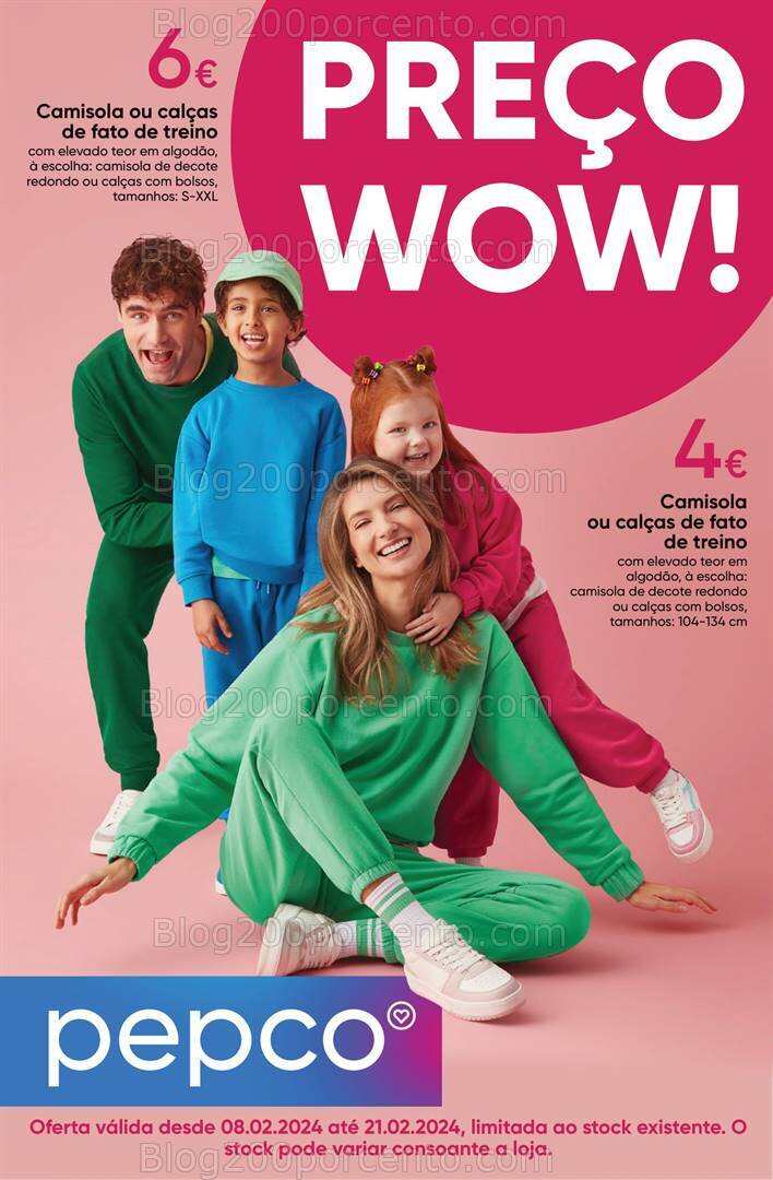 Antevisão Folheto PEPCO Moda e Bazar Promoções de 8 a 21 fevereiro