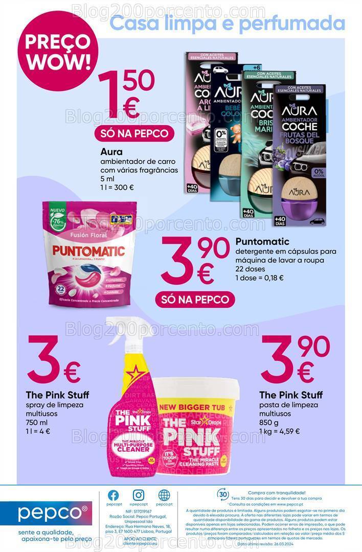 Antevisão Folheto PEPCO Alimentação e Drogaria Promoções de 2 a 15 maio