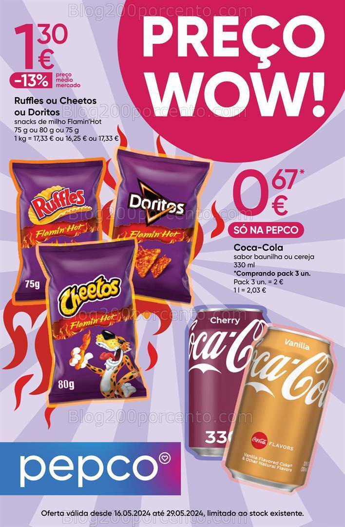 Antevisão Folheto PEPCO Alimentar Promoções de 16 a 29 maio