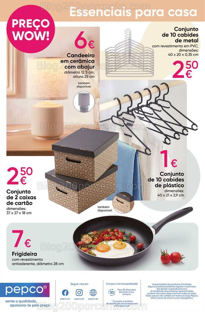 Antevisão Folheto PEPCO Moda e Bazar Promoções de 25 julho a 7 agosto