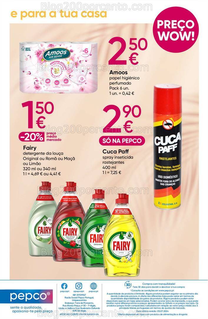 Antevisão Folheto PEPCO Promoções de 25 julho a 7 agosto