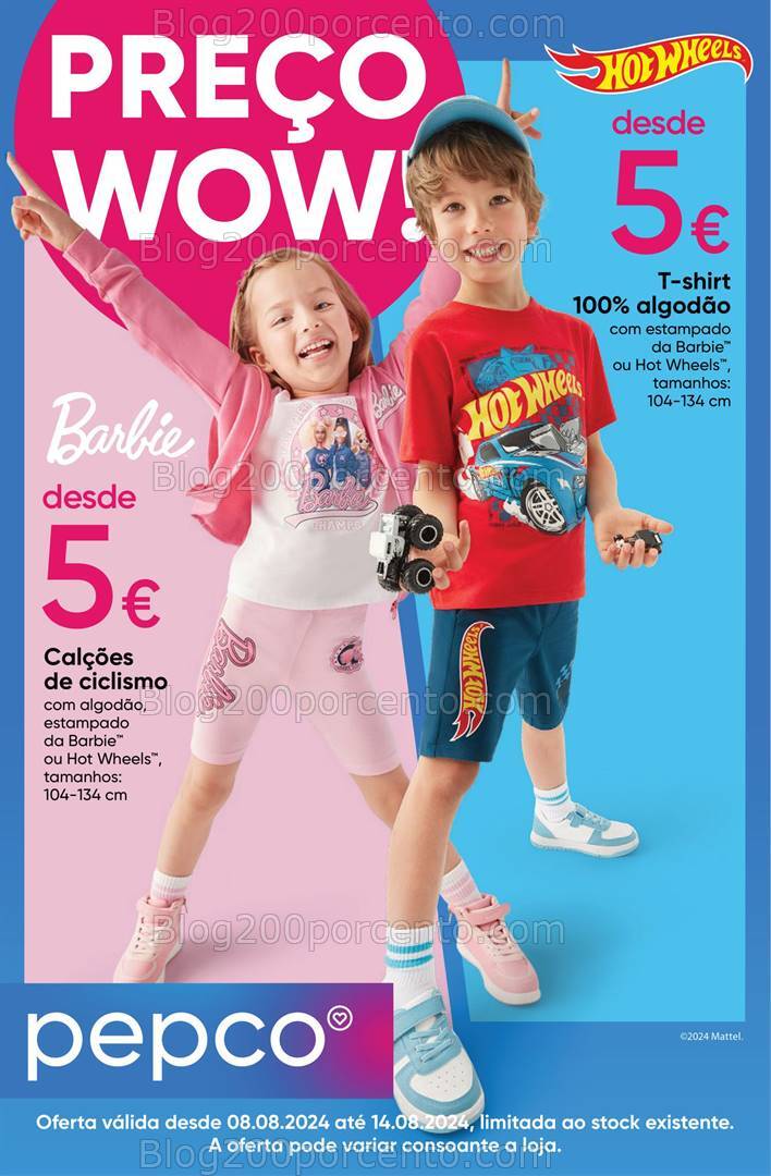 Antevisão Folheto PEPCO Bazar + Moda Promoções de 8 a 14 agosto