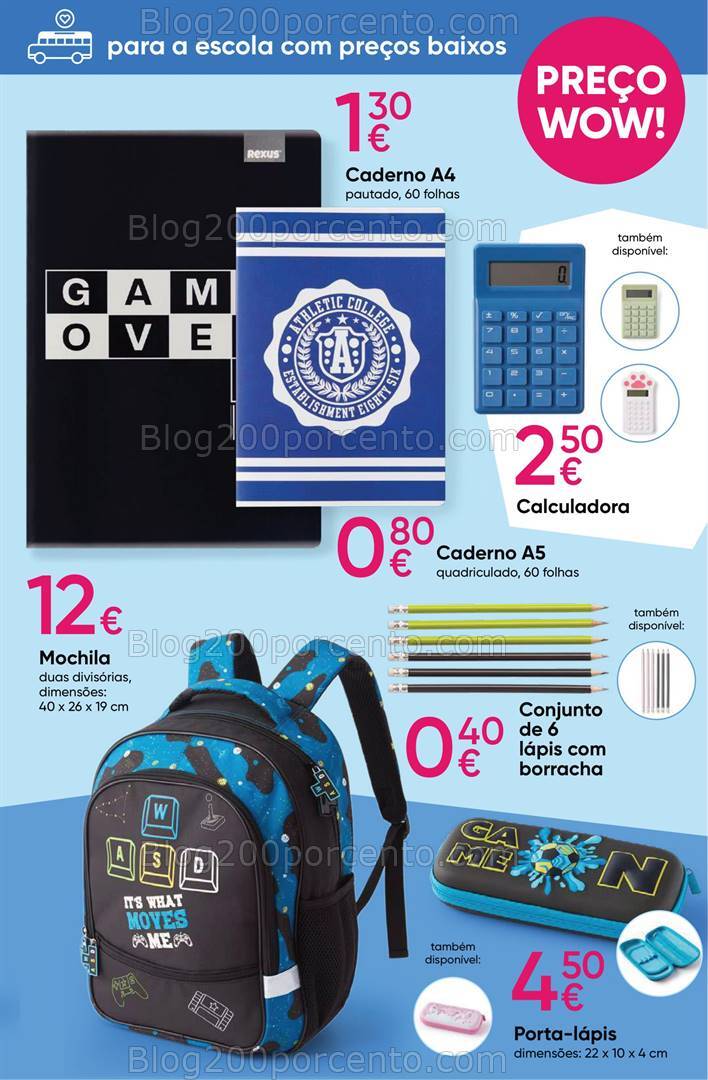 Antevisão Folheto PEPCO Regresso às Aulas Promoções de 15 a 21 agosto