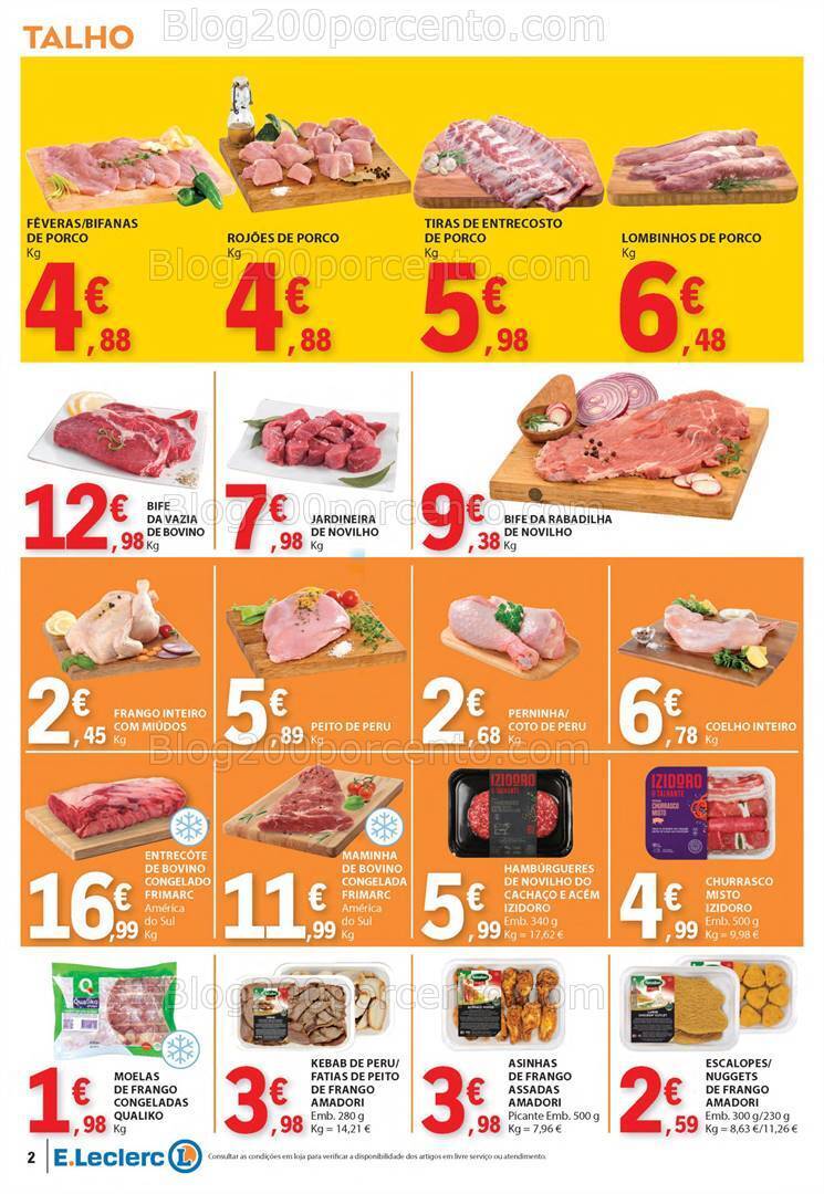 Antevisão Folheto E-LECLERC Sabores Promoções de 1 a 20 outubro