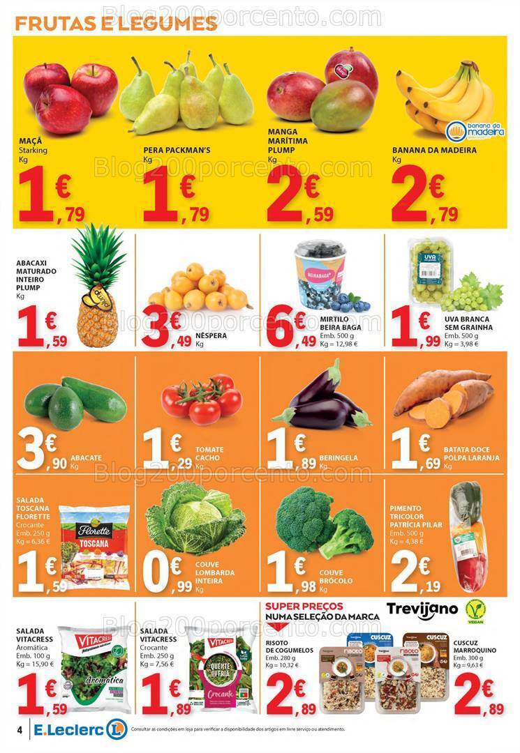 Antevisão Folheto E-LECLERC Sabores Promoções de 1 a 20 outubro