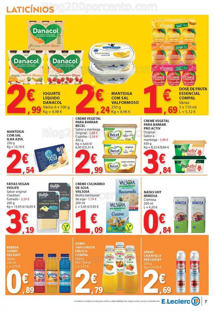 Antevisão Folheto E-LECLERC Sabores Promoções de 1 a 20 outubro