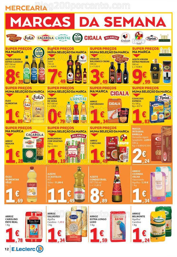 Antevisão Folheto E-LECLERC Sabores Promoções de 1 a 20 outubro