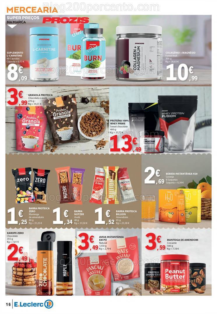 Antevisão Folheto E-LECLERC Sabores Promoções de 1 a 20 outubro