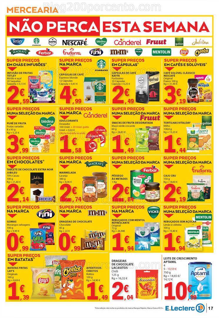 Antevisão Folheto E-LECLERC Sabores Promoções de 1 a 20 outubro