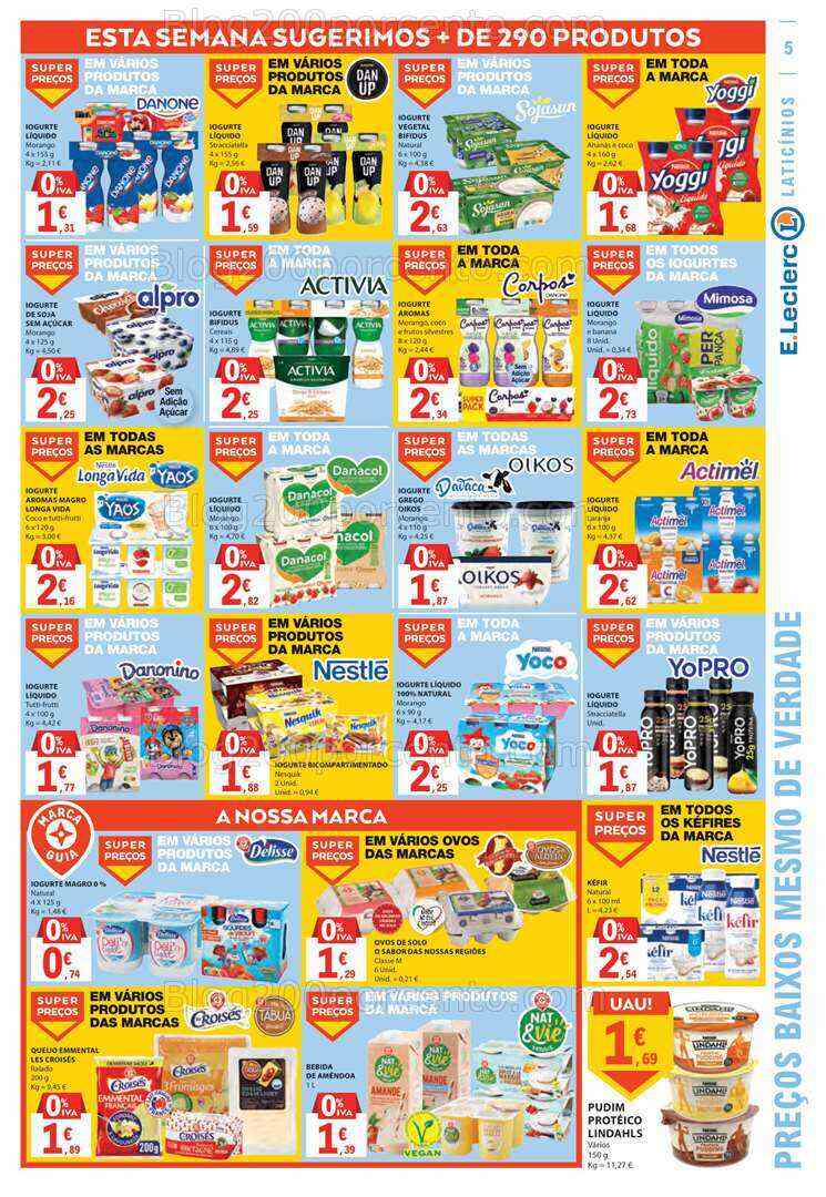 Antevisão Folheto E-LECLERC Promoções de 20 a 26 julho