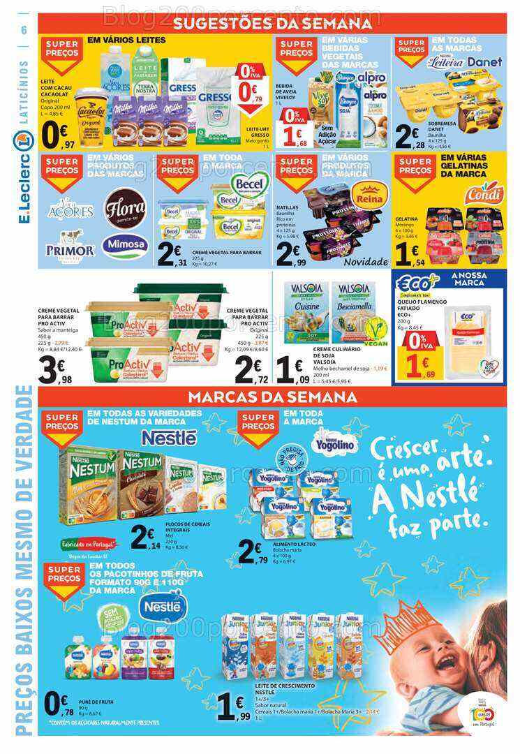 Antevisão Folheto E-LECLERC Promoções de 20 a 26 julho