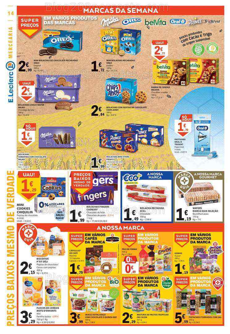 Antevisão Folheto E-LECLERC Promoções de 20 a 26 julho