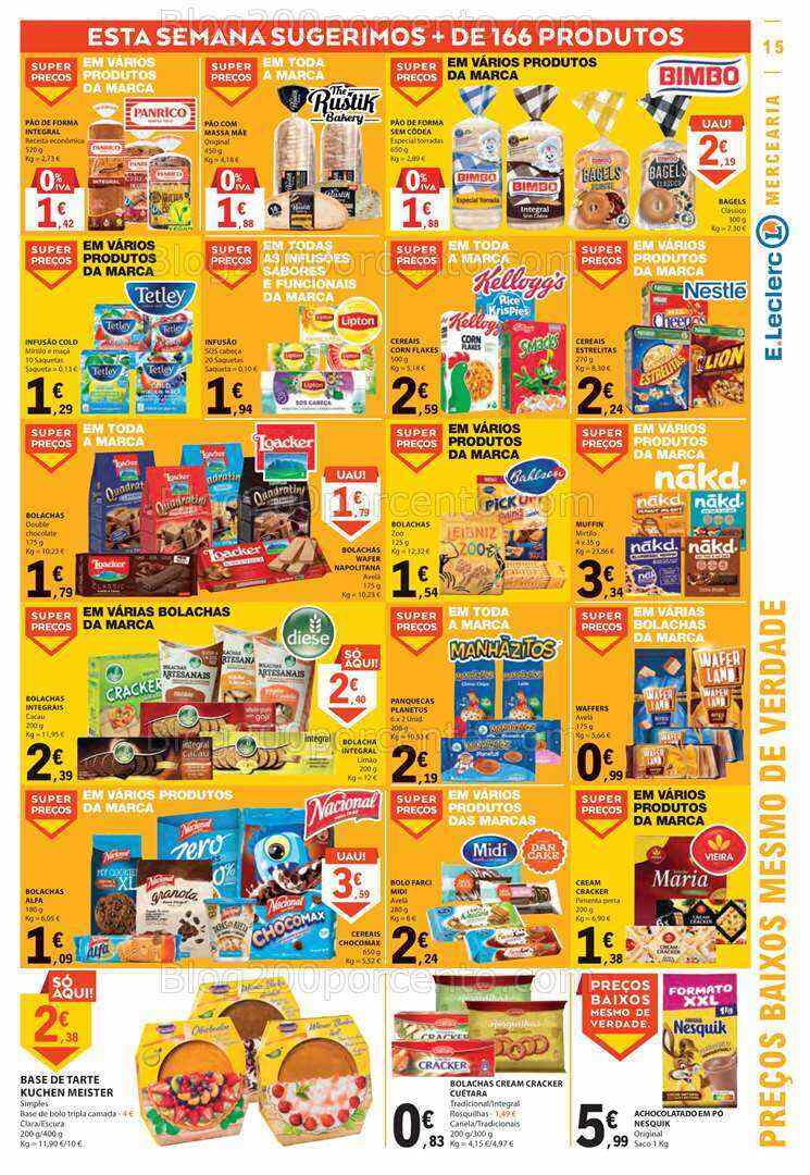 Antevisão Folheto E-LECLERC Promoções de 20 a 26 julho