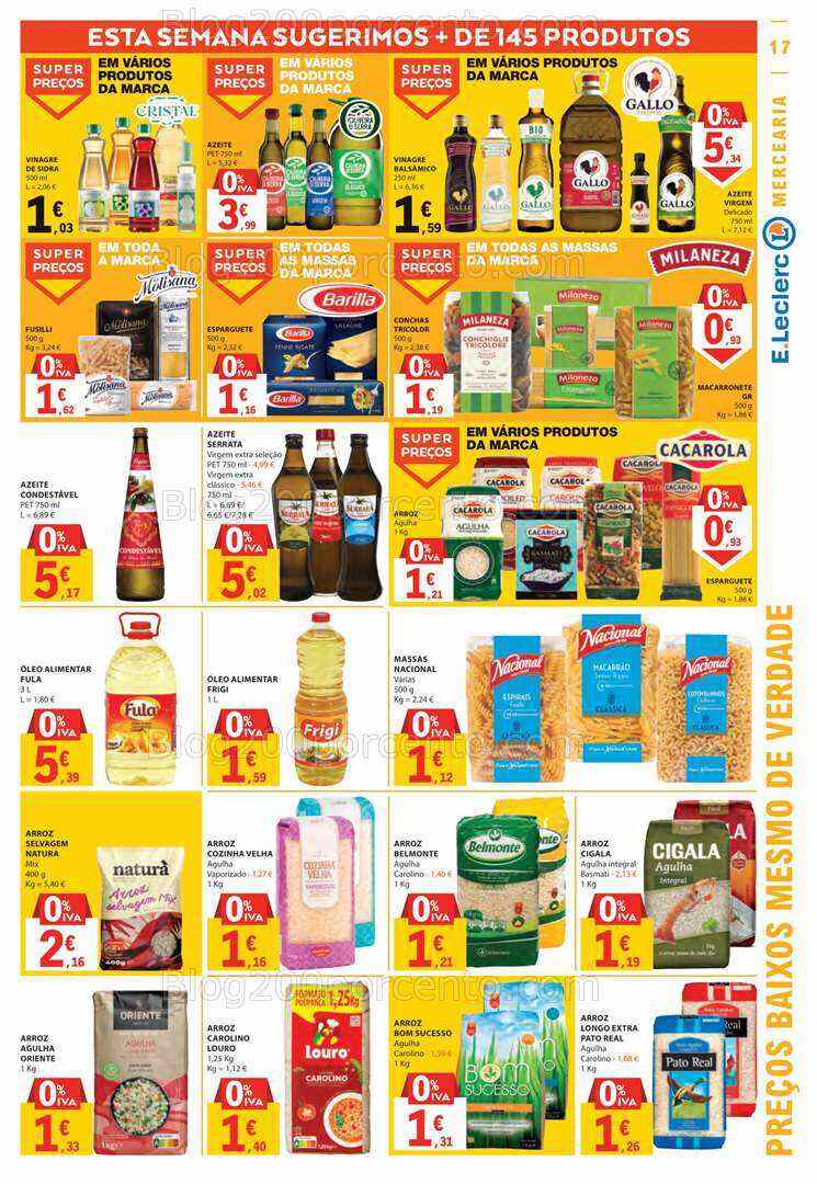 Antevisão Folheto E-LECLERC Promoções de 20 a 26 julho