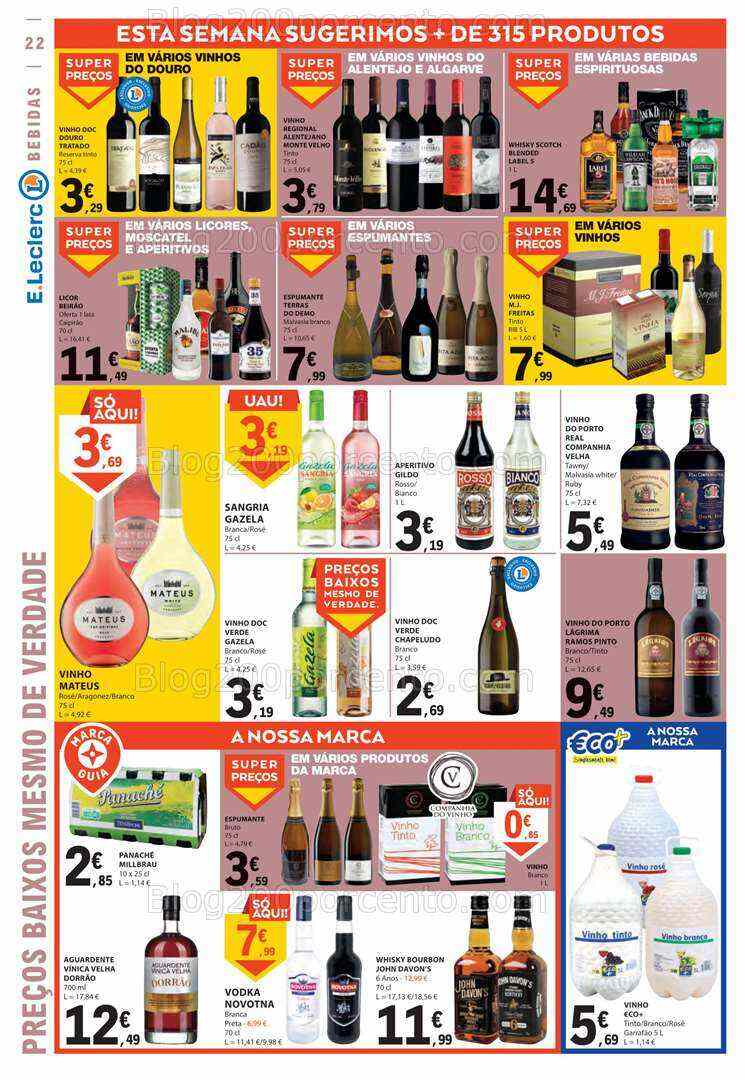 Antevisão Folheto E-LECLERC Promoções de 20 a 26 julho