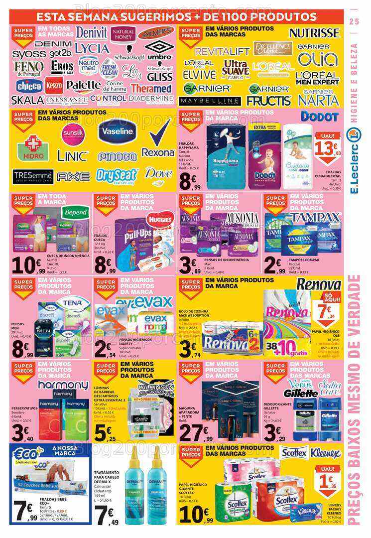 Antevisão Folheto E-LECLERC Promoções de 20 a 26 julho