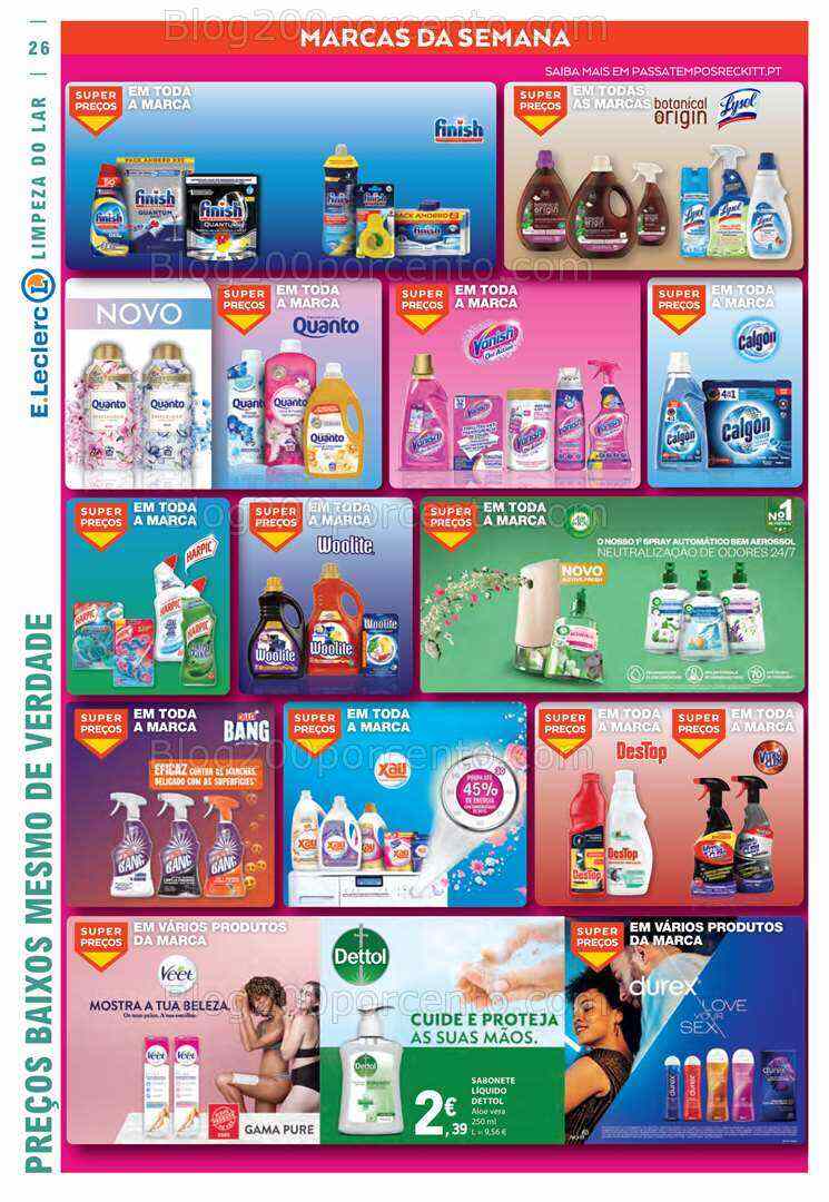 Antevisão Folheto E-LECLERC Promoções de 20 a 26 julho