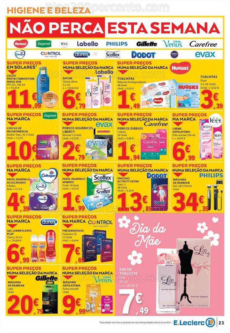 Antevisão Folheto E-LECLERC Sabores Promoções de 1 a 20 outubro