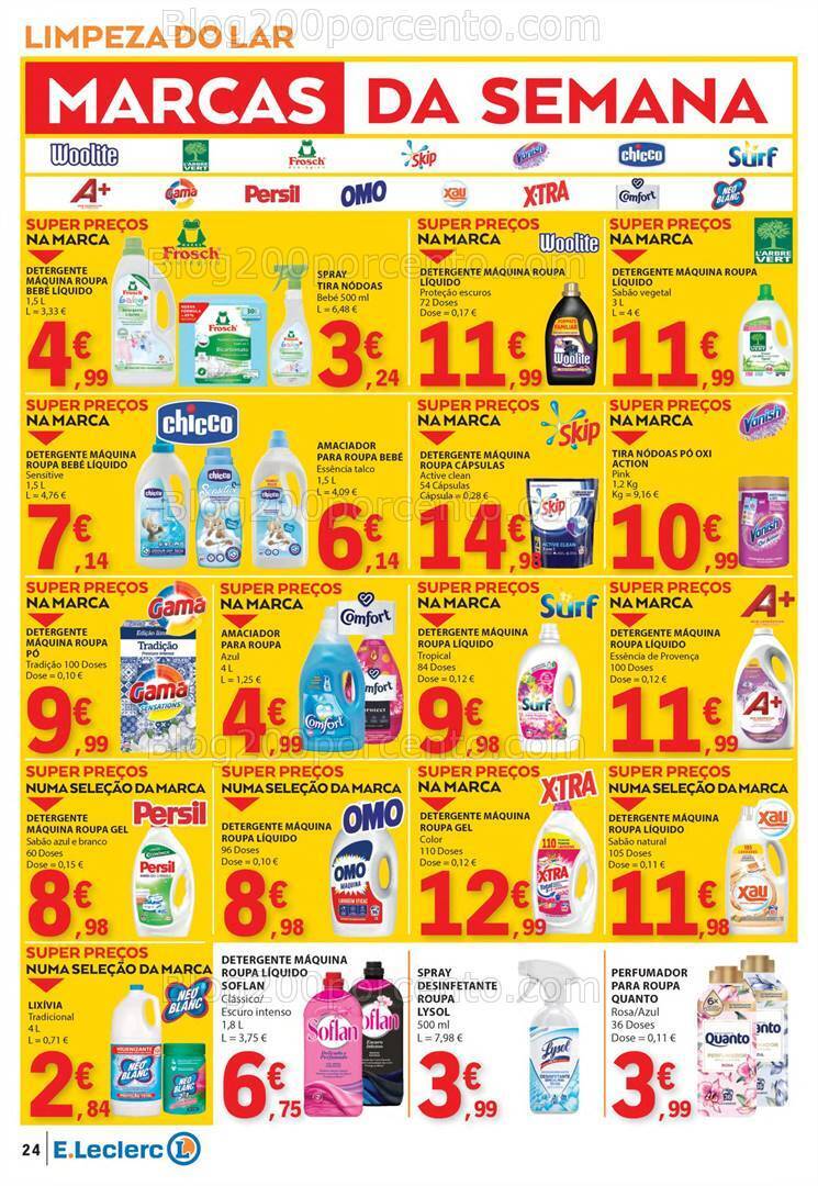 Antevisão Folheto E-LECLERC Sabores Promoções de 1 a 20 outubro