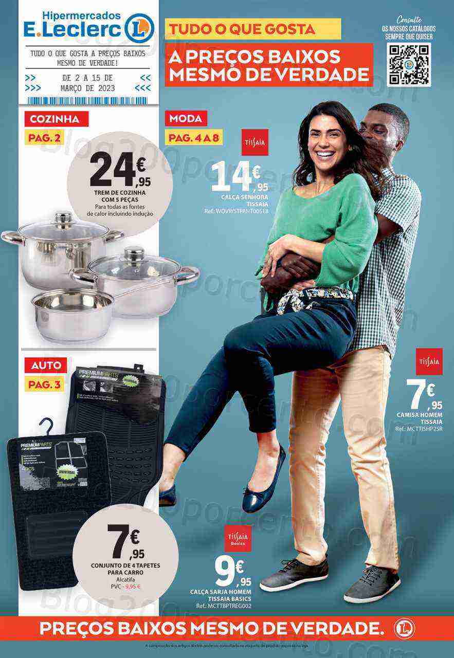 Antevisão Folheto E-LECLERC Especial Bazar Promoções de 2 a 15 março