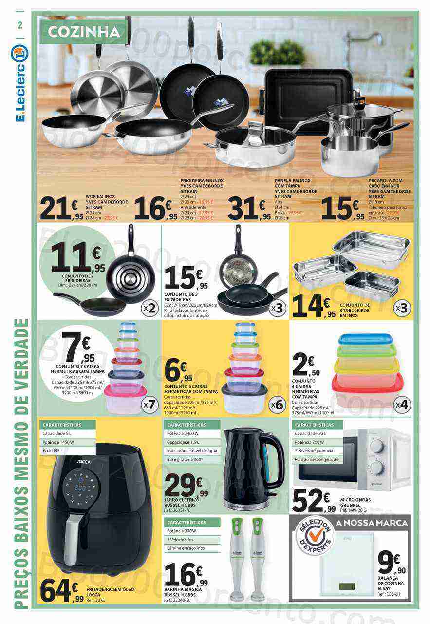 Antevisão Folheto E-LECLERC Especial Bazar Promoções de 2 a 15 março