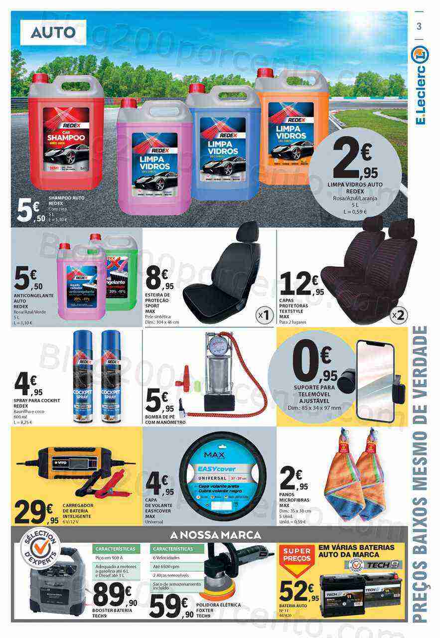 Antevisão Folheto E-LECLERC Especial Bazar Promoções de 2 a 15 março