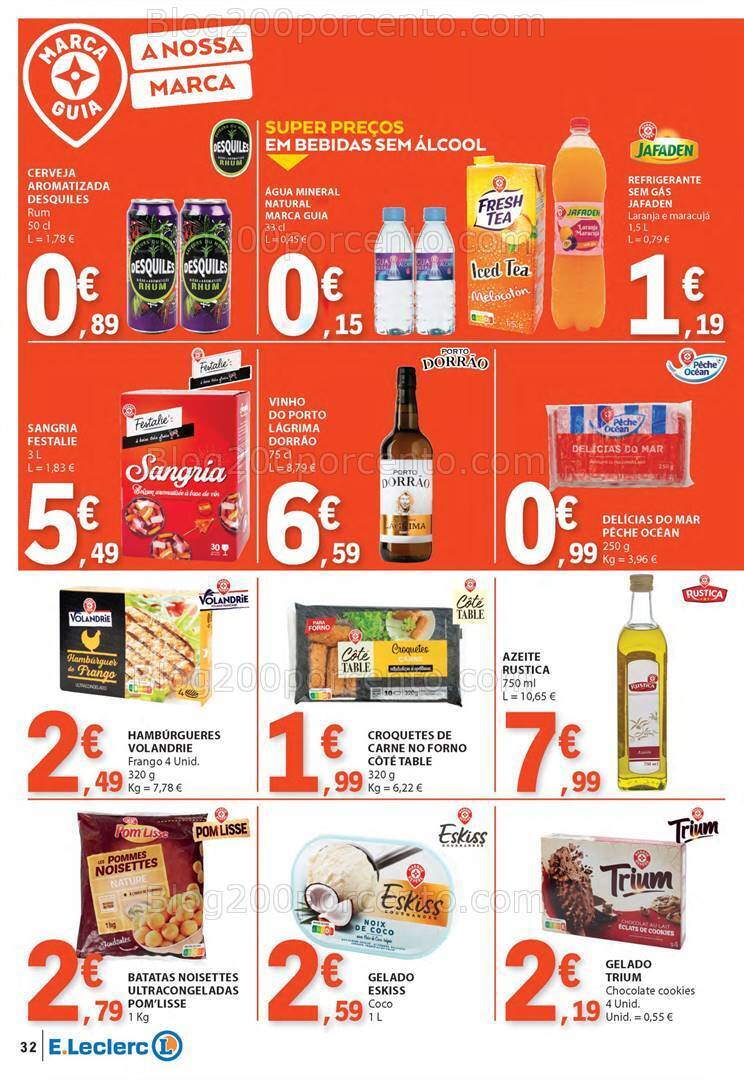 Antevisão Folheto E-LECLERC Sabores Promoções de 1 a 20 outubro