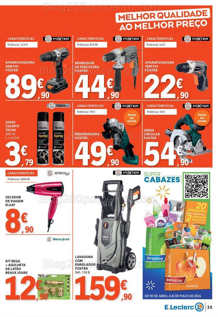 Antevisão Folheto E-LECLERC Sabores Promoções de 1 a 20 outubro