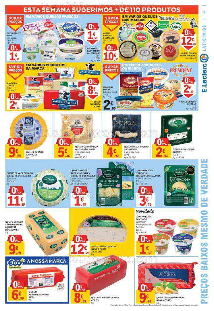 Antevisão Folheto E-LECLERC Promoções de 13 a 19 julho